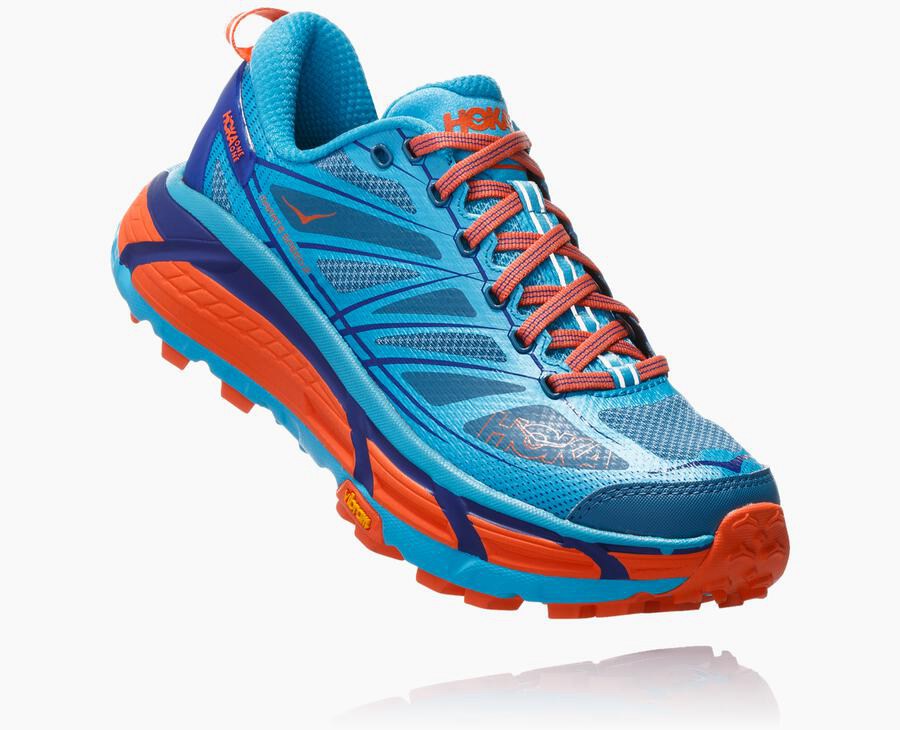 Hoka Womens Trail Shoes NZ - Hoka One One Mafate Speed 2 Blue (ILF379641)